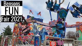 Bensons Fun Fair Vlog Horsham 2021 [upl. by Ashil]