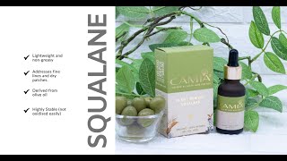 Squalane Glow Moisturizer For Skin  CAMIA [upl. by Etty]