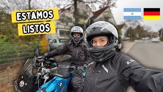 Estamos LISTOS para VIAJAR en MOTO por EUROPA 👀👏 [upl. by Nwahsak]