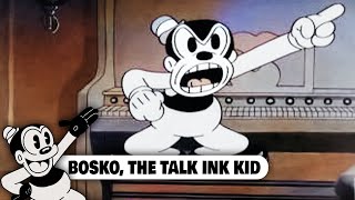 BOSKO THE TALK INK KID  Bosko Cartoons 1929  Full Cartoon Episode [upl. by Arbas]