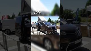 2014 to 2023 toyota proace verso car models shorts viral [upl. by Guibert]