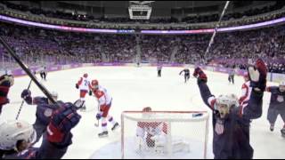 USAs Oshie Leads Shootout Victory Over Russia [upl. by Otho]