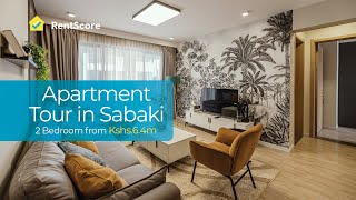 Apartment Tour 2 bedroom in Sabaki from Kes 64 M [upl. by Amees]