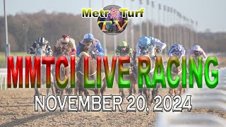 20 November 2024  Philippines Horse Racing Live  Metro Manila Turf Club Inc [upl. by Bevan]