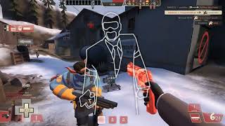 Team Fortress 2 Spy Gameplay [upl. by Dlabihcra]