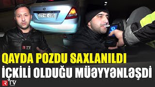 Qayda pozdu saxlanıldı içkili olduğu müəyyənləşdi  SUMQAYIT DYPŞ nin profilaktik tədbiri  RTV [upl. by Odnalor]