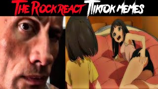 The Rock reacts Tiktok Memes  Memes [upl. by Drofliw]