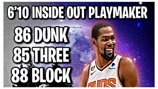 BEST KEVIN DURANT BUILD NBA 2K23 CURRENT GEN 610 INSIDE OUT PLAYMAKER BUILD NBA 2K23 CURRENT GEN [upl. by Tanney]