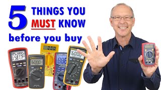 Best Multimeter  5 factors to help you choose the right meter for you [upl. by Karrah519]