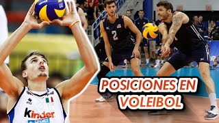 DISTINTAS POSICIONES EN VOLEIBOL 🏐 [upl. by Kraft]