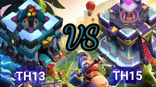 TH 13 VS TH 153starsfull attackwho will win [upl. by Uos]