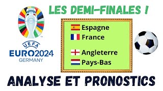 EURO 2024  DEMIFINALES ANALYSE ET PRONOSTICS  Espagne  France  Angleterre  PaysBas [upl. by Anaidirib265]