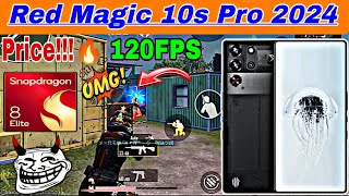 red magic 10 pro pubg test  red magic 10 pro pubg mobilebgmi test 2024  redmagic 10 pro 120FPS [upl. by Oirobil]