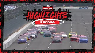 Green flag flies on the trucks race at Pocono Raceway  NASCAR [upl. by Gunar]