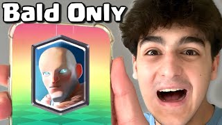 I Beat Clash Royale Only Using Bald Cards [upl. by Yalcrab]