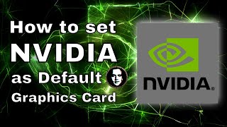 How to set NVIDIA as default graphics card for Windows 10 computers and laptops  2024 Tutorial [upl. by Rimat]