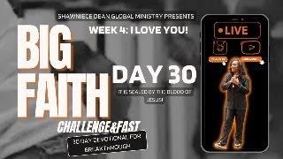 DAY 30  BIG FAITH CHALLENGE  30 DAY DEVOTIONAL FOR BREAKTHROUGH [upl. by Jacintha]