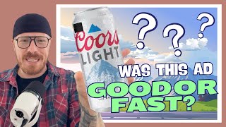 Was the Coors Light quotHits the Spotquot ad good or fast [upl. by Janeczka]