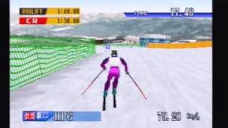 Nagano 98 Skiing Giant Slalom [upl. by Naujad694]