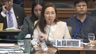 Mga senador atras kay Digong Duterte except Sen Risa Hontiveros [upl. by Cosette492]