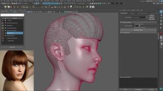 Ornatrix Hair for Games Modeling and UVs English Spanish and Russian Subtitles [upl. by Euqinomad]