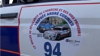 Rallye de regularite de I Ardeche et des Vins primeurs 252627 Octobre 2013 [upl. by Enerak]