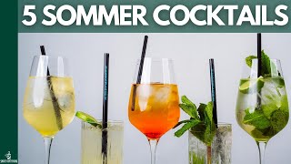 5 Sommer Cocktails die du kennen solltest ☀️ [upl. by Sucrad]