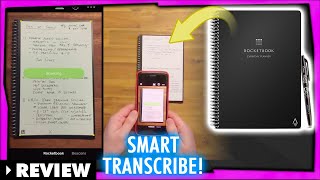 Smart Notebook w Transcribing App  Rocketbook Executive [upl. by Suertemed231]