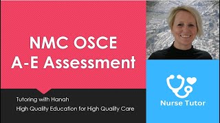 NMC OSCE A E Assessment [upl. by Noteek]