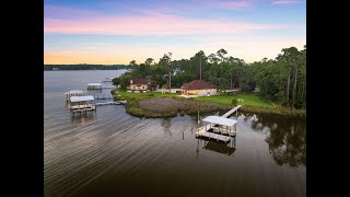 104 George Ellis Point Road Is A Waterfront Home For Sale In Freeport Florida [upl. by Ellevel]