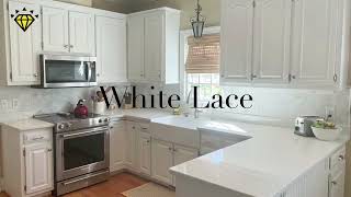 White Quartz Countertop Kitchen Remodel ideas East Coast Granite [upl. by Julissa86]