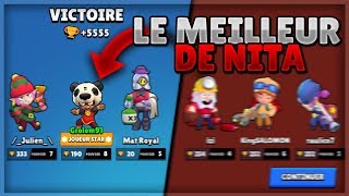 LE MEILLEUR JOUEUR JOUE NITA  humour  BRAWL STARS [upl. by Eltsirk]