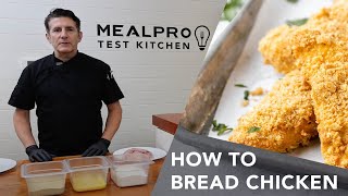 How to Bread Chicken  Standard Breading Procedure [upl. by Atnim]