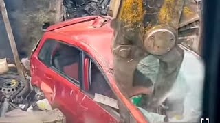 💥VRS Dismantling car process Incredible Large Scale Scrap Car Process [upl. by Idram]