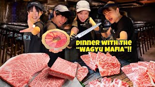 Japanese A5 Wagyu Beef BBQ on Custom 3000 GRILL with the “WAGYU MAFIA” in Tokyo Japan [upl. by Ater]