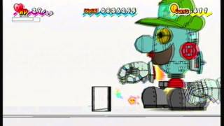 Super Paper Mario  82  Chapter 61  Boss Brobot L [upl. by Eanert]