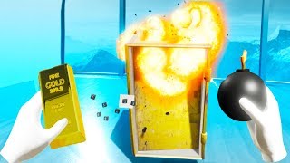 I BLEW UP A SAFE and STOLE ALL THE GOLD in Disassembly VR [upl. by Tarrsus]