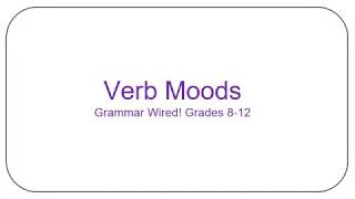 122 Verb Moods [upl. by Louisa]