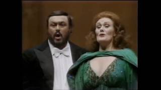 L Pavarotti and JSutherland FIRST JOINT RECITAL 1979La Traviata [upl. by Anawed629]