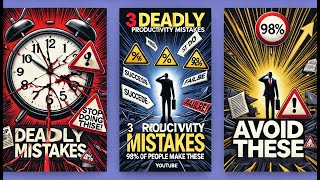 🎯 3 DEADLY Productivity Mistakes 98 of People Make These [upl. by Herod913]