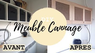 Comment Transformer  Relooker un meuble style Ikea en meuble Tendance  En Cannage 😍 [upl. by Janis]