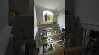 Heres a Time Lapse video of a giant Infinity from Marvin Fiberglass window being installed [upl. by Hereld947]