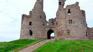 Dunstanburgh Castle walk and visit [upl. by Eceinaj]