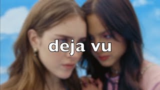 Olivia Rodrigo  deja vu lyrics video [upl. by Caty]