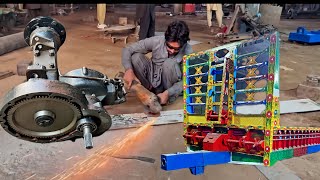 MOST INSANE Amazing Handmade Making Process of Huge Tractor Trolley  Three Weeks Welding Process [upl. by Ashbey]