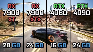 RX 7900 XT vs RX 7900 XTX vs RTX 4080 vs RTX 4090  Best Gaming GPU [upl. by Mckenna]