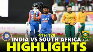 India vs South Africa Highlights 4th T20 2024  IND VS SA [upl. by Cosette]