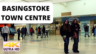 Walking Tour  Basingstoke Town Centre  Festival Place  Keep Walking 4K [upl. by Reddin366]