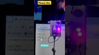 Esp8266 projects  espesp8266 wireless web server  home automation using esp8266  school project [upl. by Eleen]