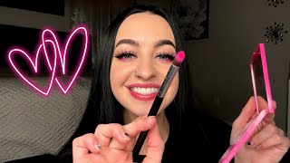 ASMR Sister Does Your Valentines Day Eye Makeup RP [upl. by Musser]